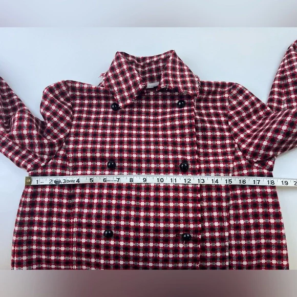 Lemon Twist Cropped Double-Breasted Raw-Hem Tweed Jacket N266-10 - Picture 5 of 6